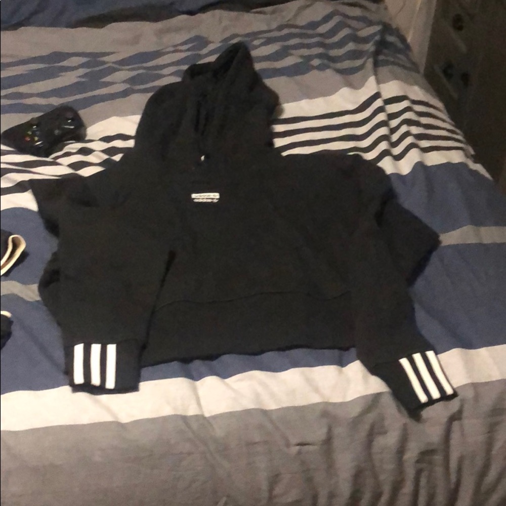 Adidas women cropped hoodie